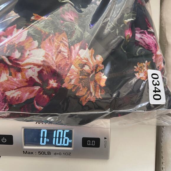 Ambiance Black Floral Maxi Romper Women’s L Whimsigoth Witchy Boho Festival - Picture 11 of 11